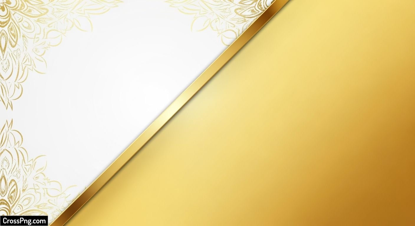 White and gold background image