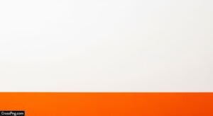 White and orange background image