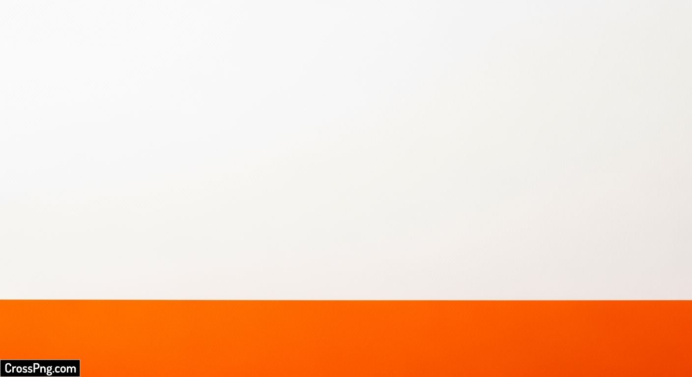 White and orange background image
