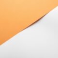 White and orange background