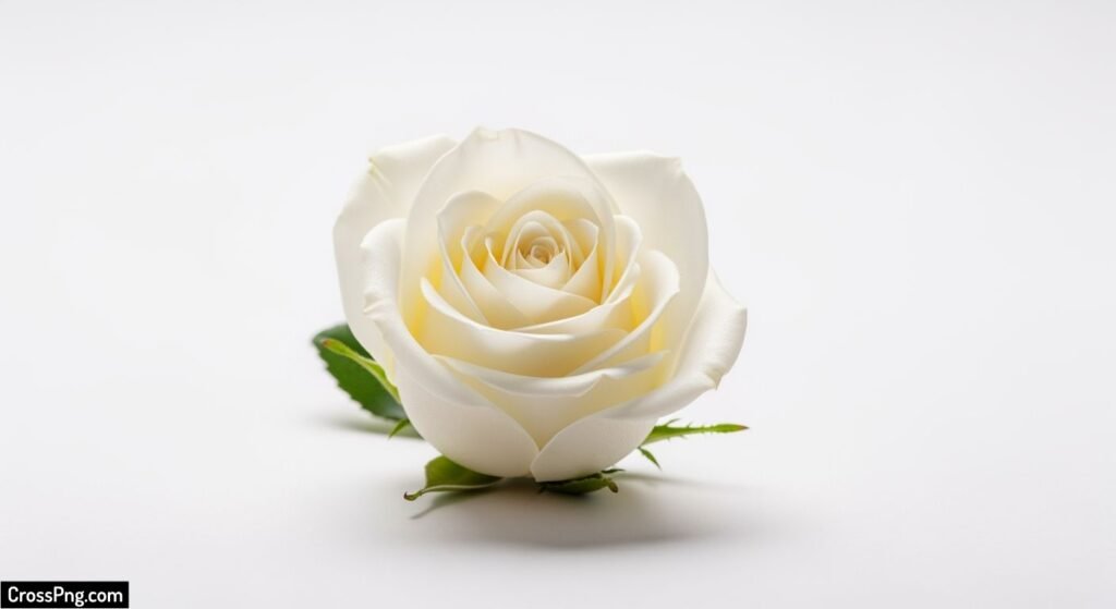White background flower image