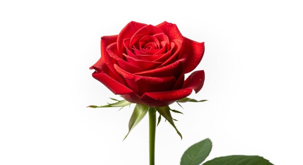 White background flower image 2
