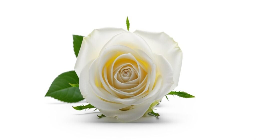 White background flower image 3