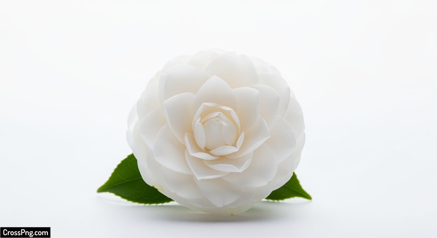 White background flower image