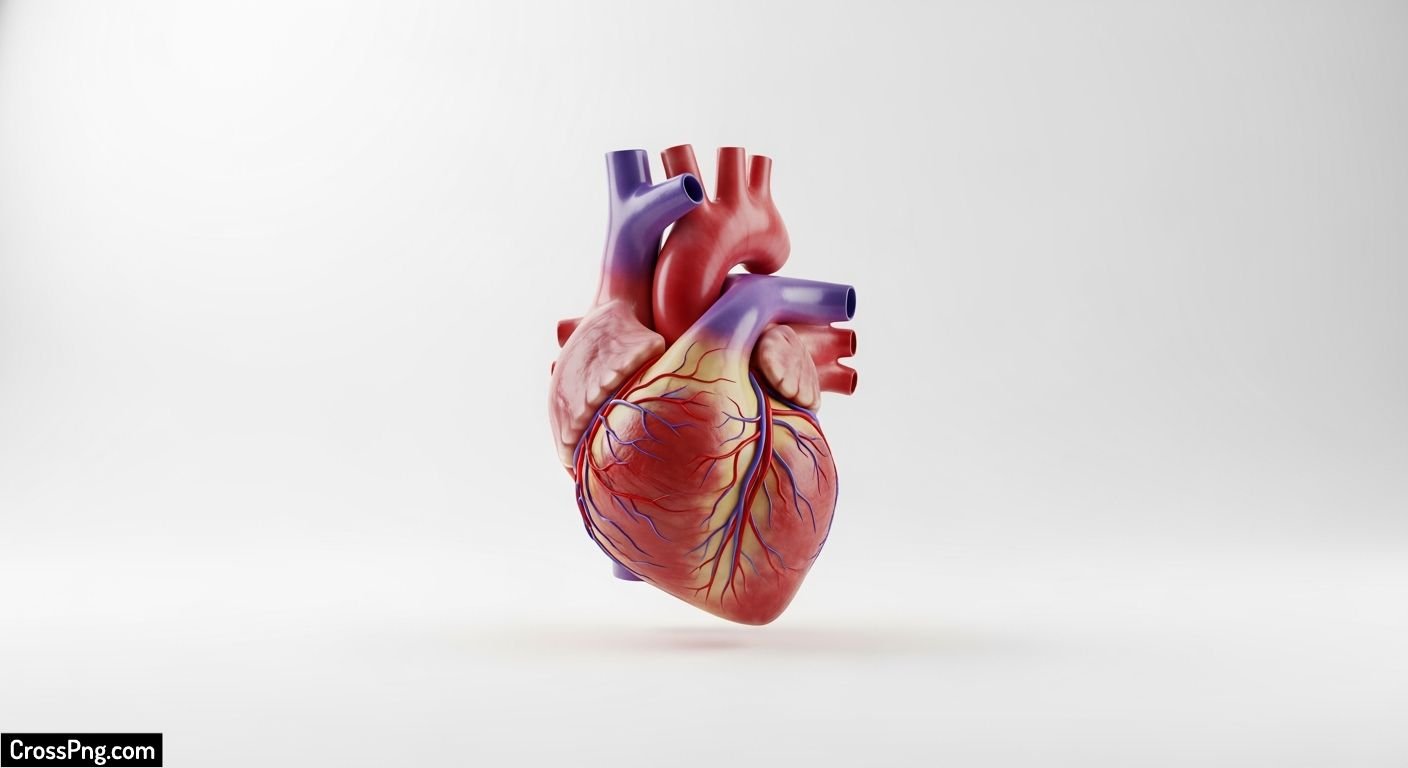 White background heart image