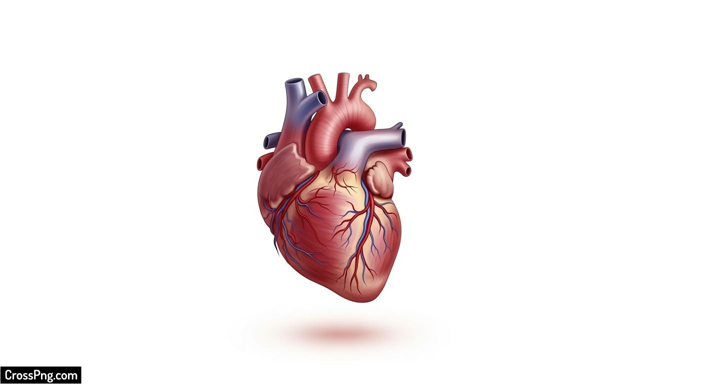 White background heart image