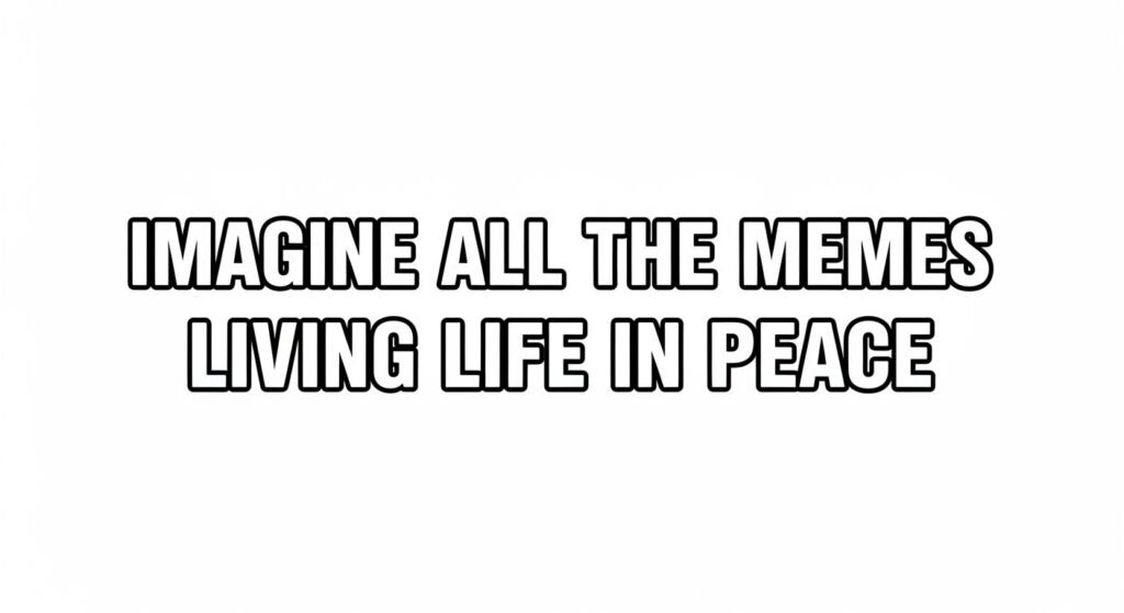 White background meme font image 3