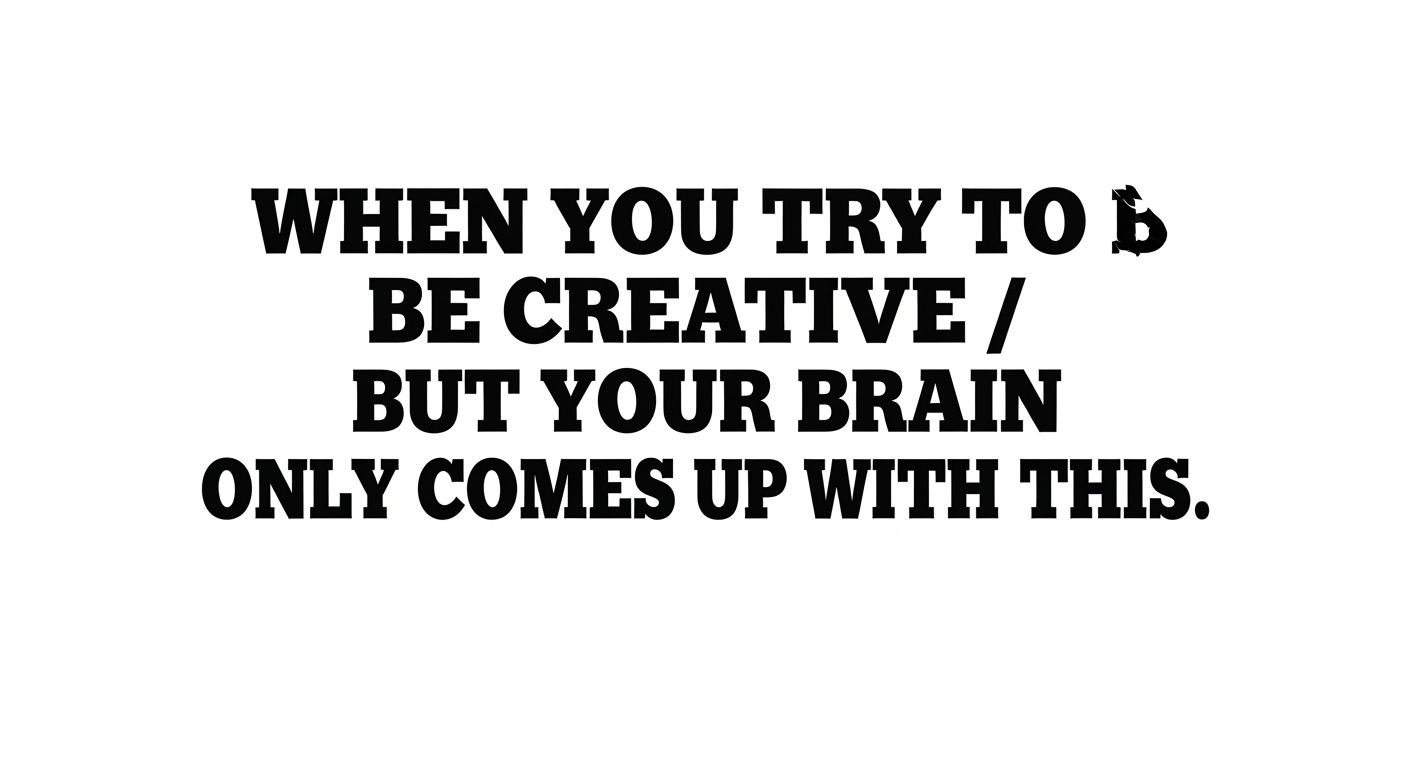 White background meme font image