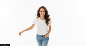 White background photoshoot image