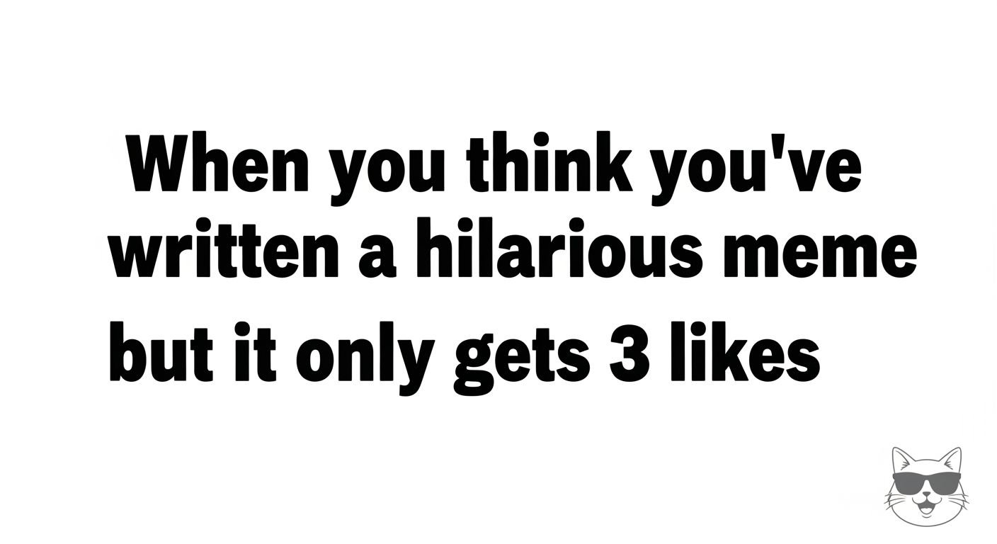 White background text meme image 2