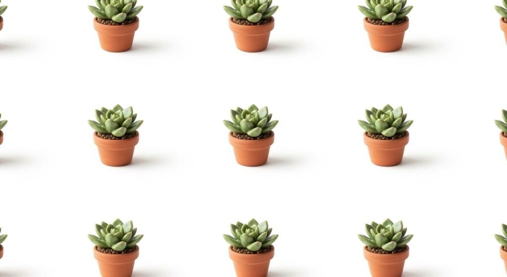 White background with repeating item image