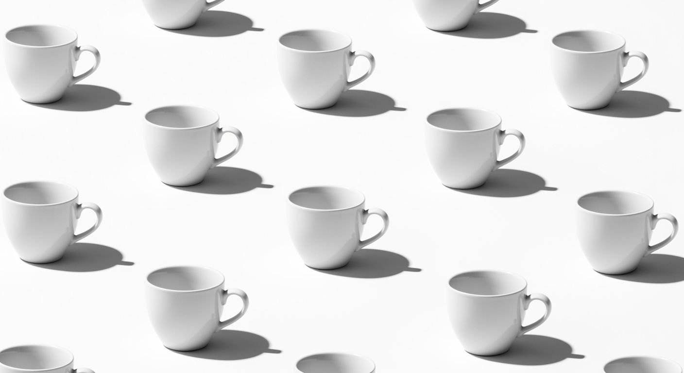 White background with repeating item image 2