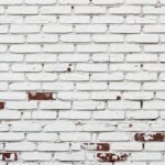 White brick wall background image