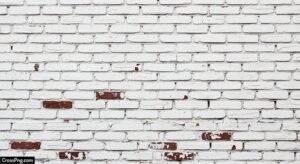 White brick wall background image