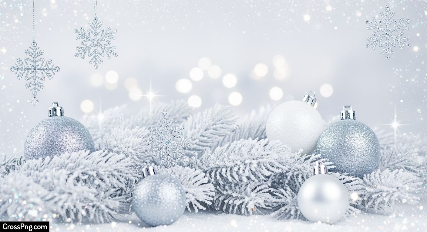 White christmas background image 2