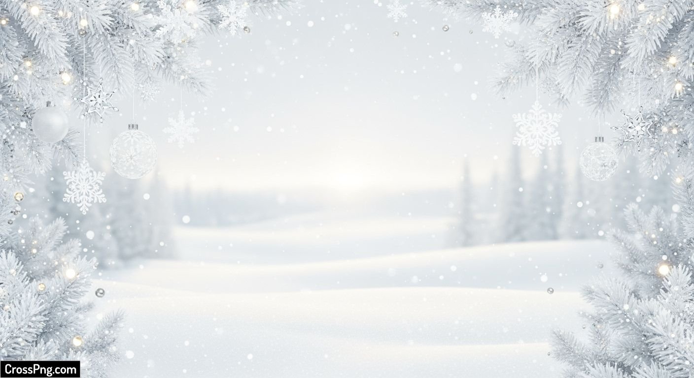 White christmas background image 3