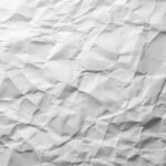 White crumpled paper background image