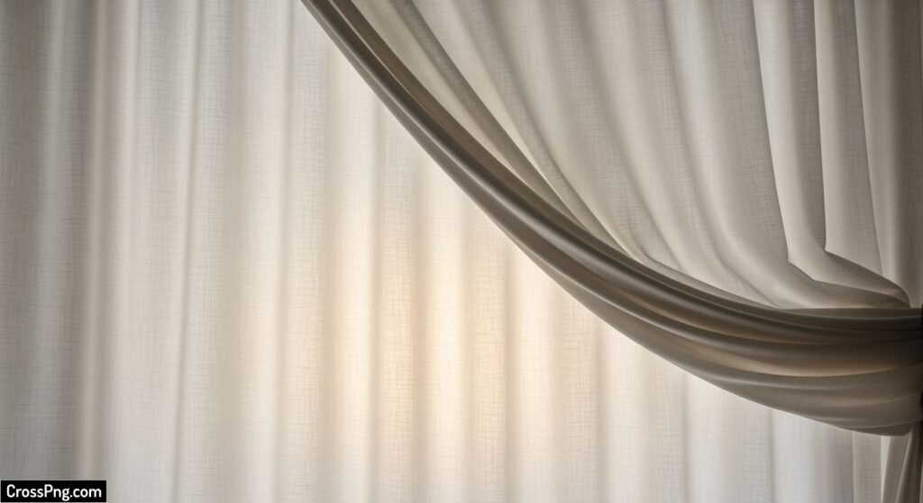 White curtain background image 2