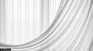 White curtain background image