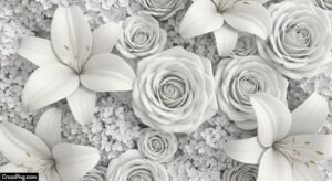 White flower background hd image