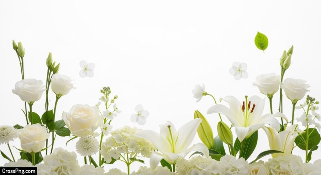 White flower background images image 2