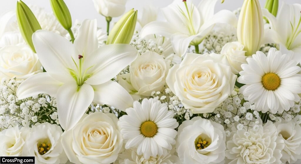 White flower background images image 3