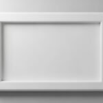 White frame background image