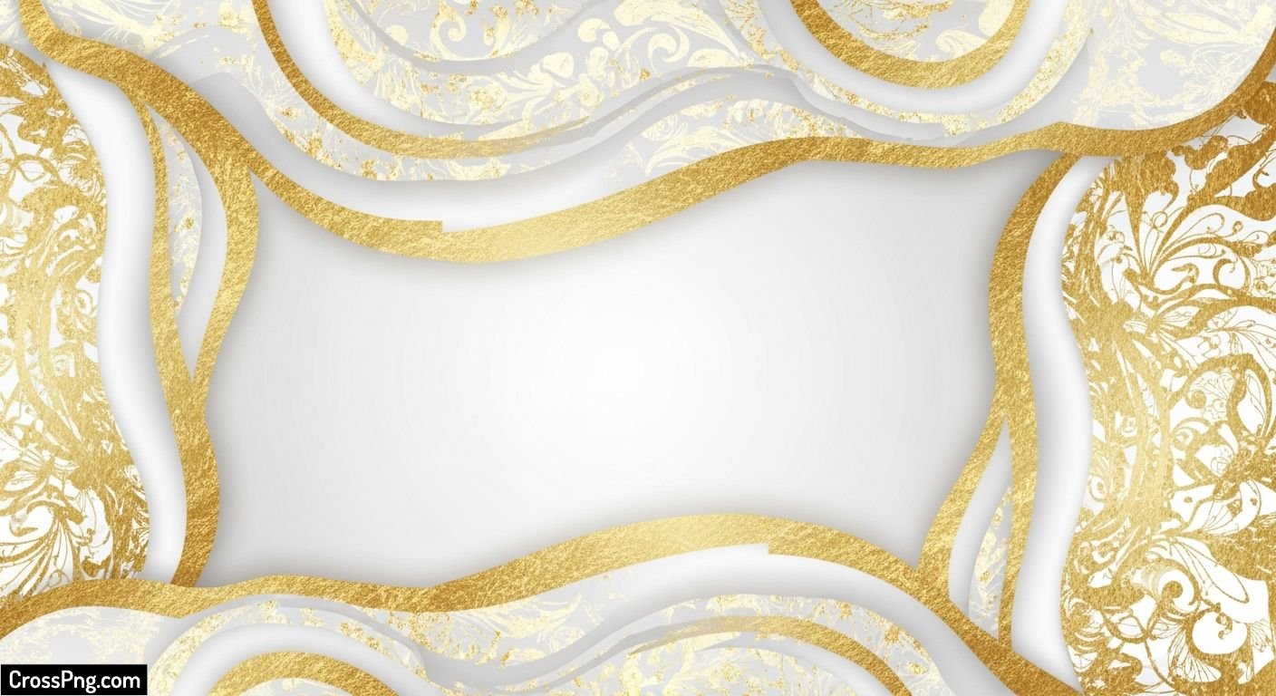 White golden background image 2