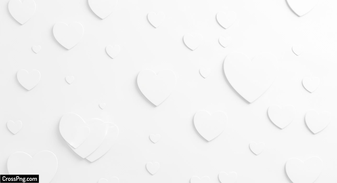 White heart background image