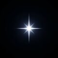 White star black