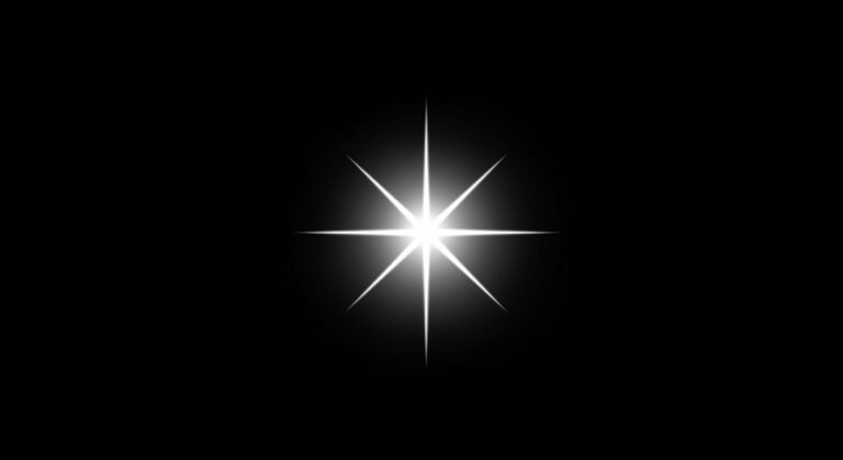 White star black background image 2