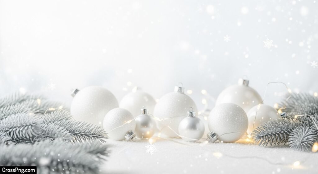 White xmas background image