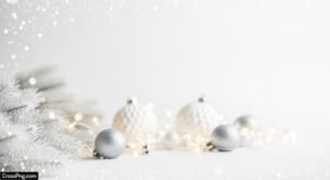 White xmas background image 3