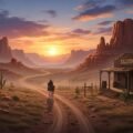 Wild west background