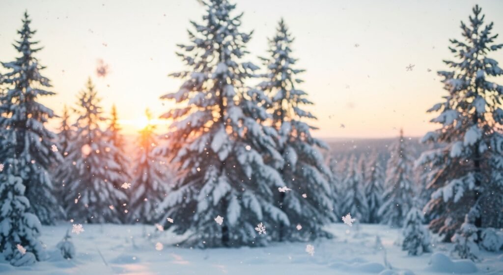 Winter background aesthetic image 2