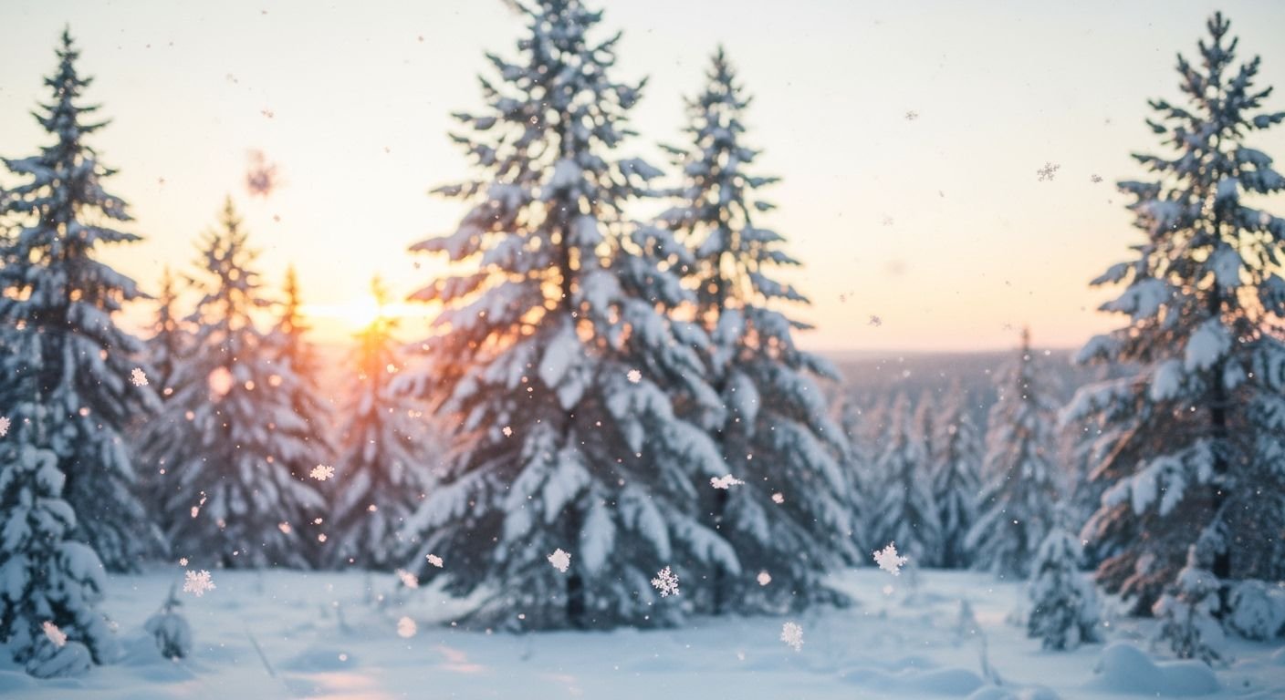 Winter background aesthetic image 2