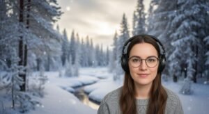 Winter zoom background image