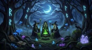 Witches background image 3