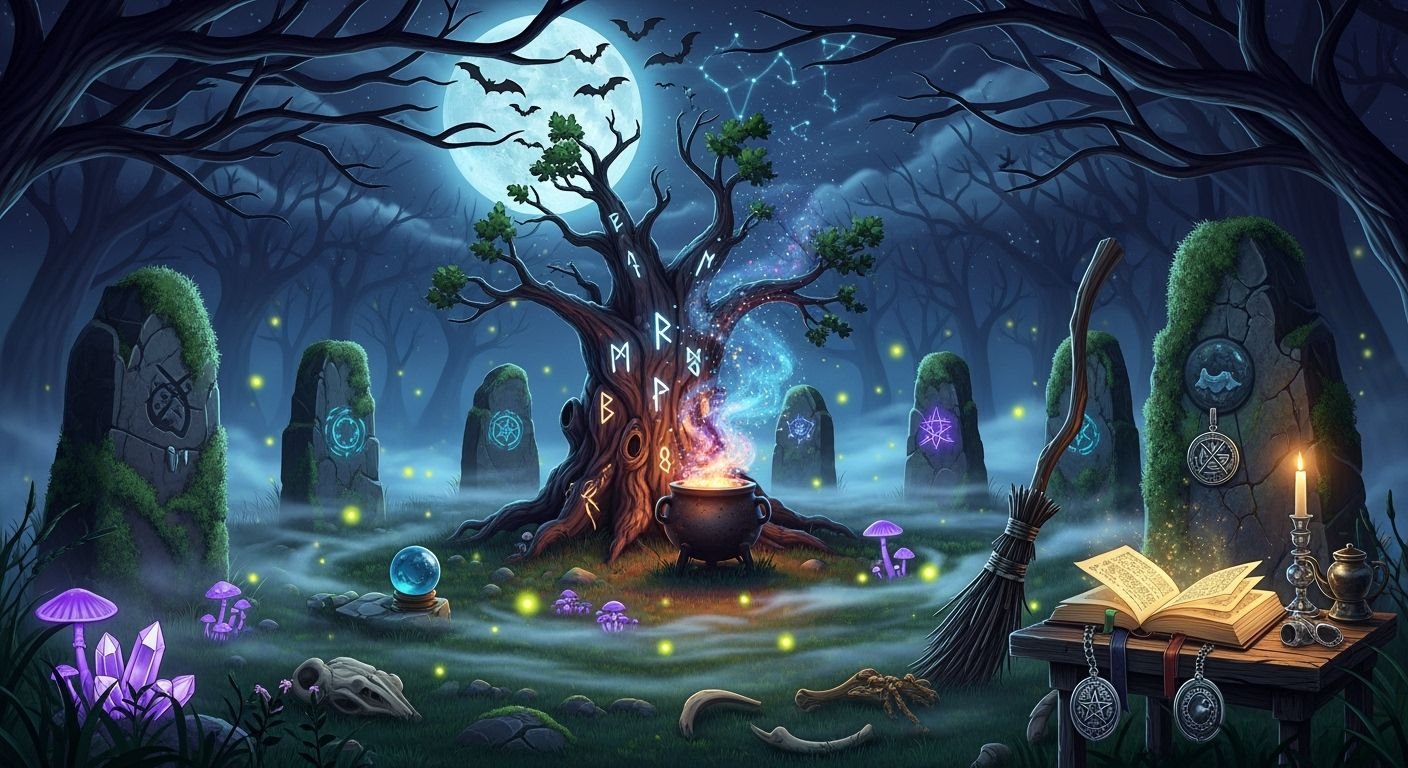 Witchy background image 2