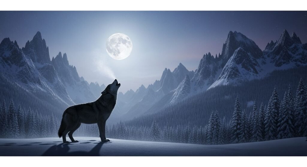 Wolf background image 5