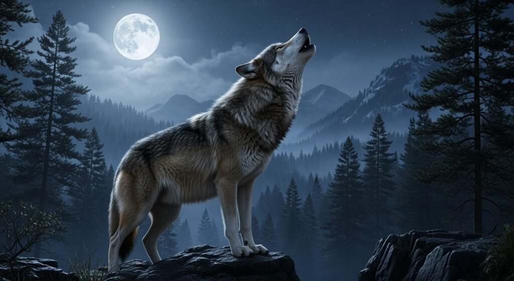 Wolf background image 7