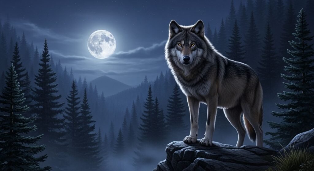 Wolf background image 8