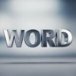 Word image