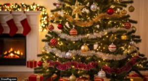 X mas tree background image