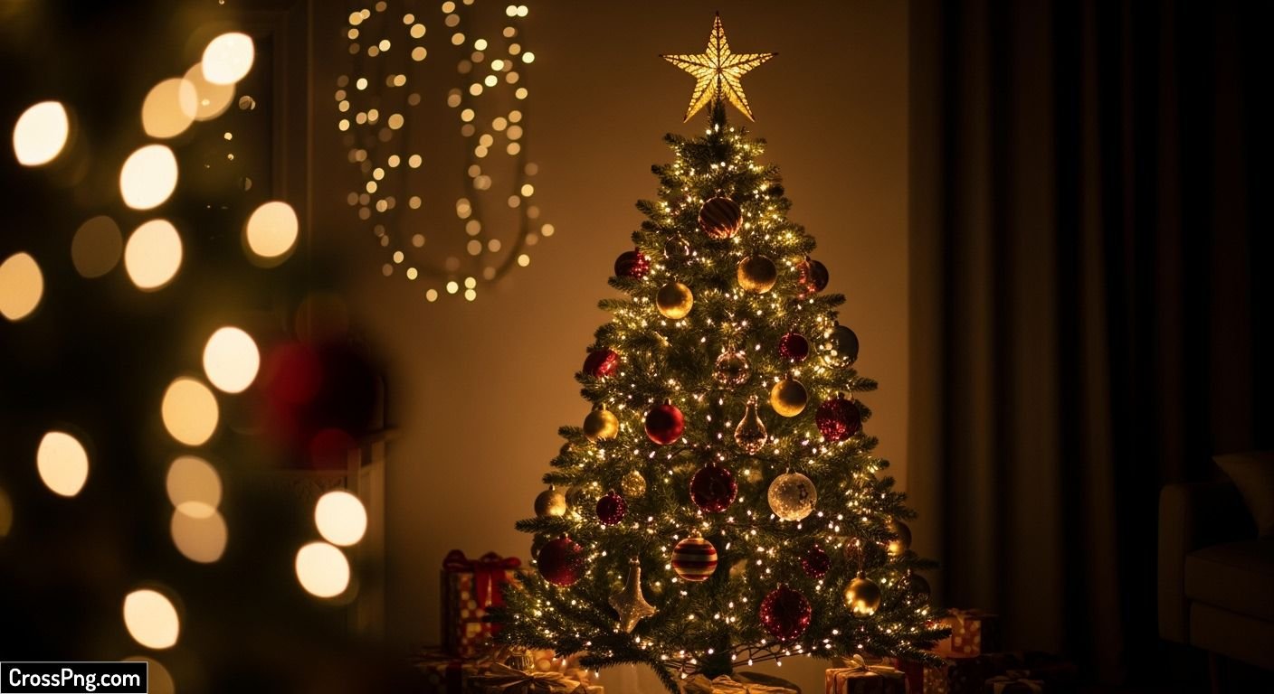 X mas tree background image 3
