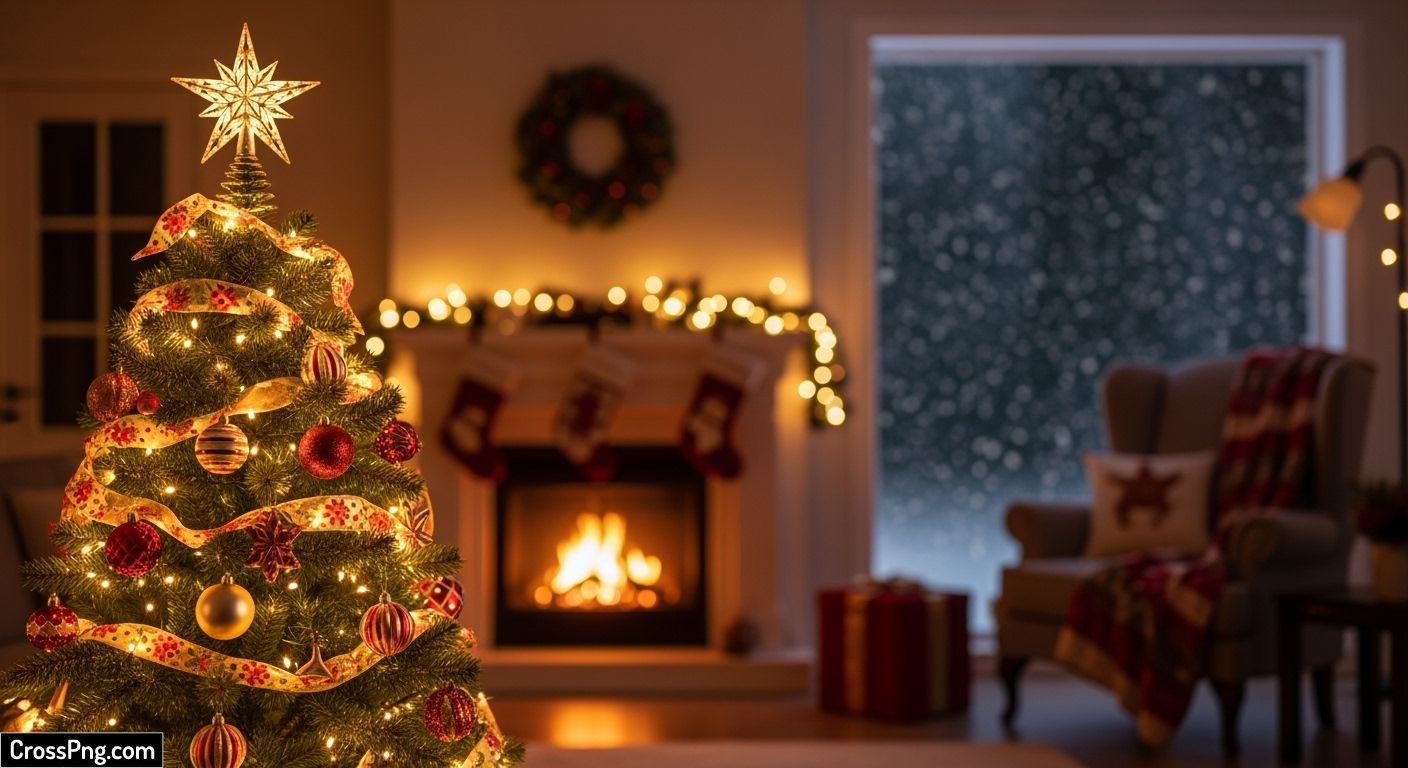 X mas tree background image