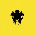 Yellow background black