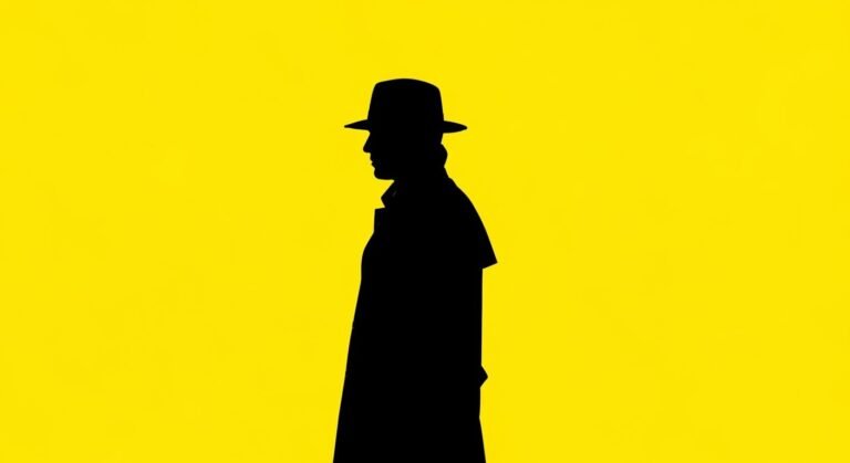Yellow background black image 2