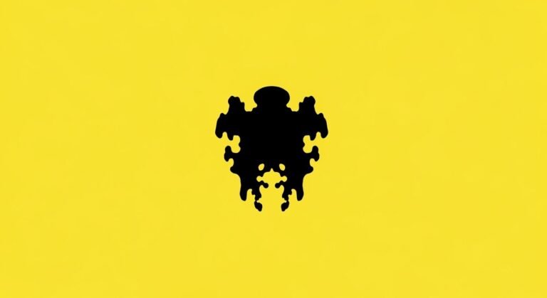 Yellow background black image