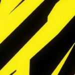 Yellow black background image 2